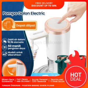 BRAVHOM Pompa Galon Elektrik Lipat Portable