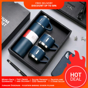 Flask Set Botol Termos Vacuum dan Cangkir Ekslusif