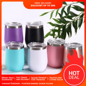 Mug Egg Tumbler Hot & Cool Stainless 360ml