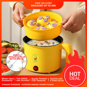 Panci Listrik 2 Susun Serbaguna (Bonus 1 Pengocok Telur Better Beater)