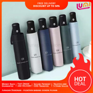 Payung Lipat Premium Anti UV Otomatis Buka Tutup